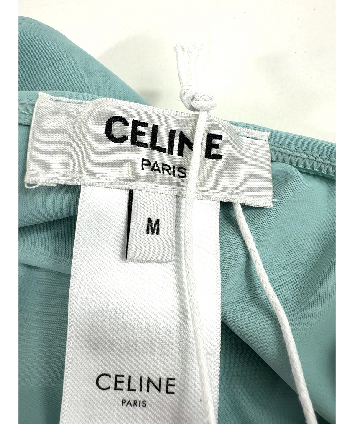 CELINE PARIS light blue X008375E, size UK M — label