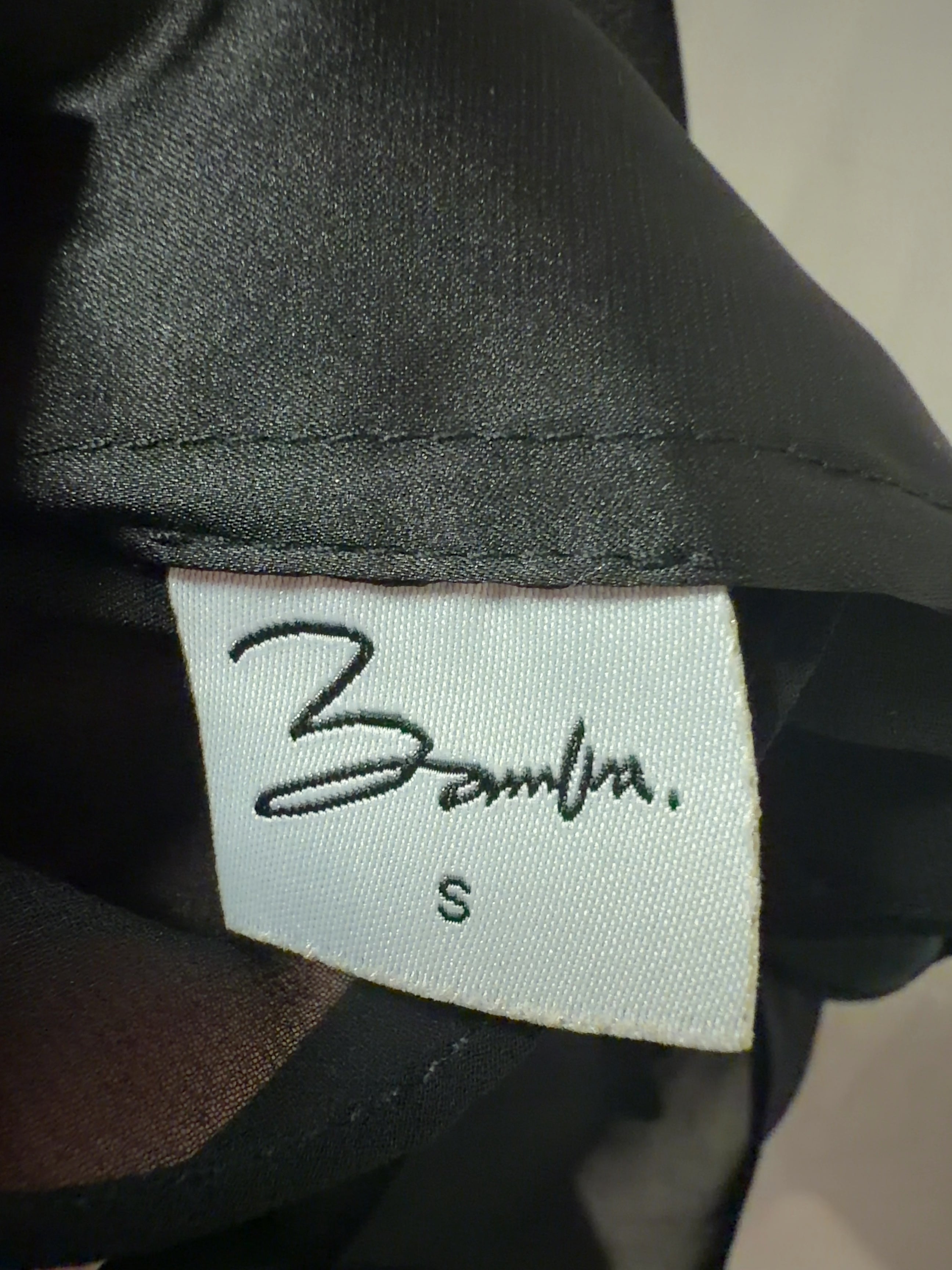 Bamba swim Black Romantica Dress Black, size UK S — label