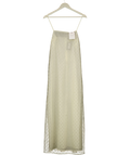 SOLAQUA Cream The Camilla Beaded Dress Ivory CREAM SIZE 0, size UK 6 — front
