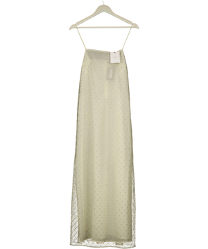 SOLAQUA The Camilla Beaded Dress Ivory Cream Size 0 UK 6
