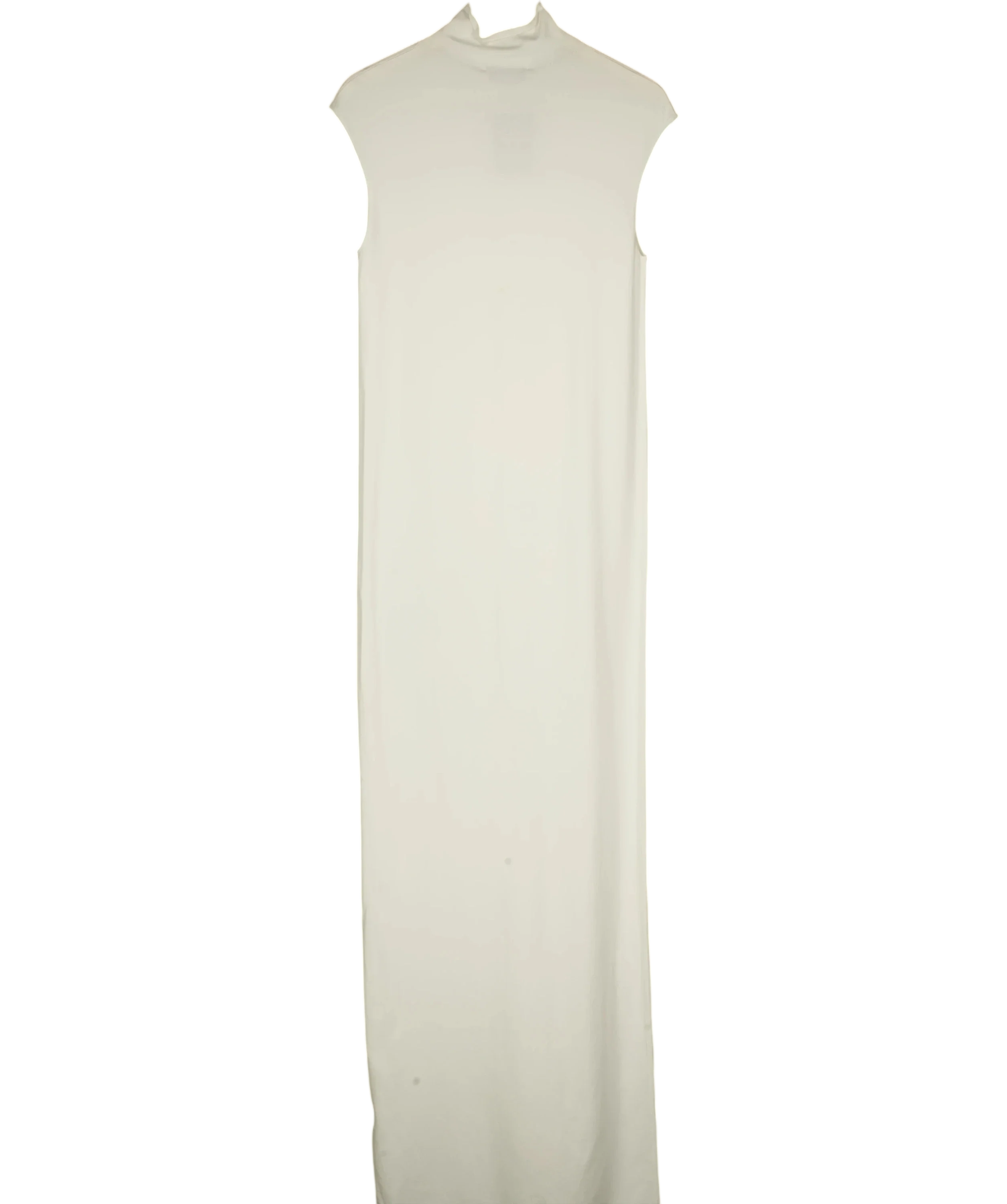 ODD MUSE Cream High Neck Maxi Dress, size UK XL — front
