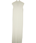 ODD MUSE Cream High Neck Maxi Dress UK XL — Front