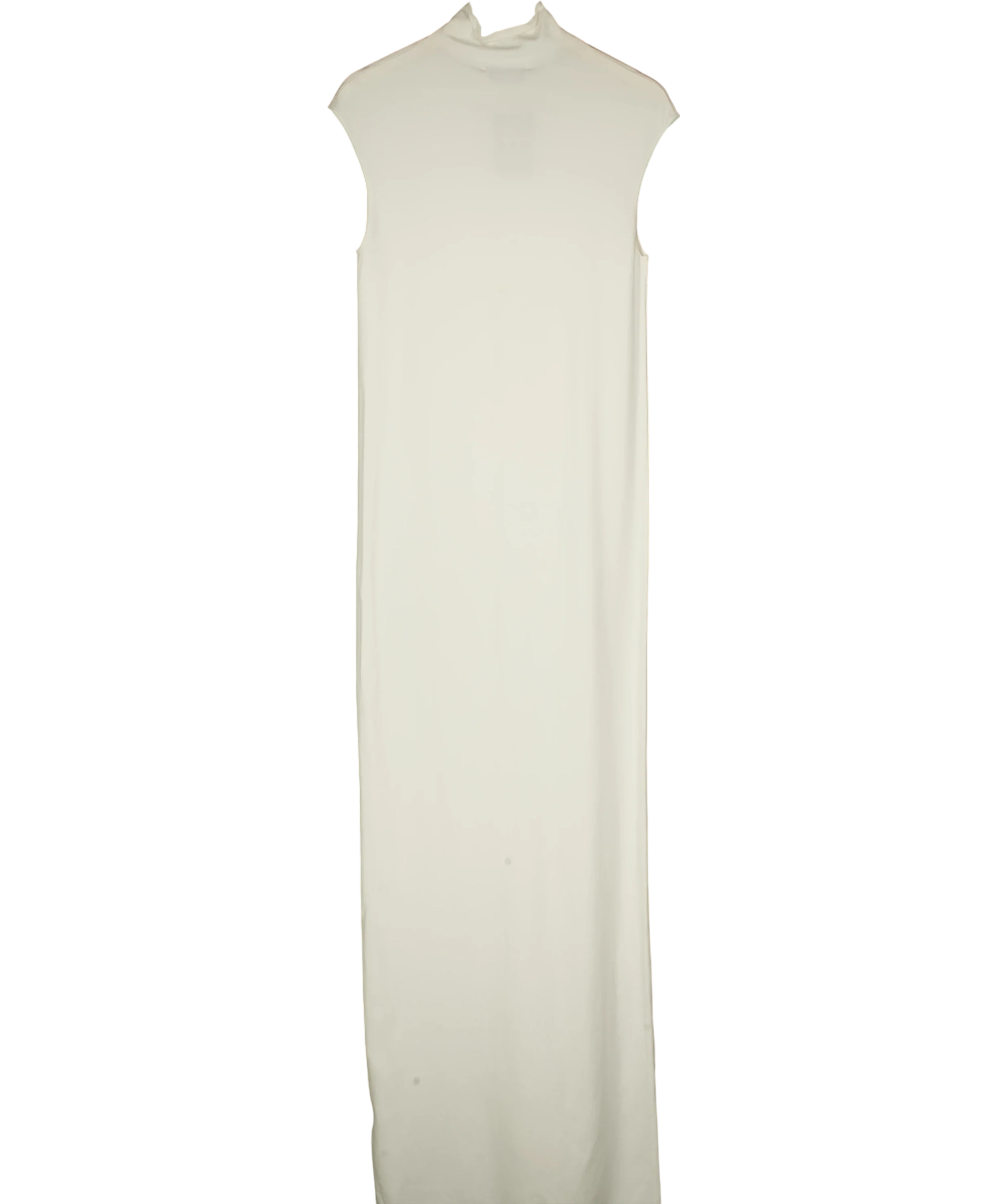 ODD MUSE Cream High Neck Maxi Dress, size UK XL — back