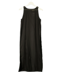 SOLAQUA Black Sheer Aurora Tunic Dress Noir Size O, size UK 6 — front