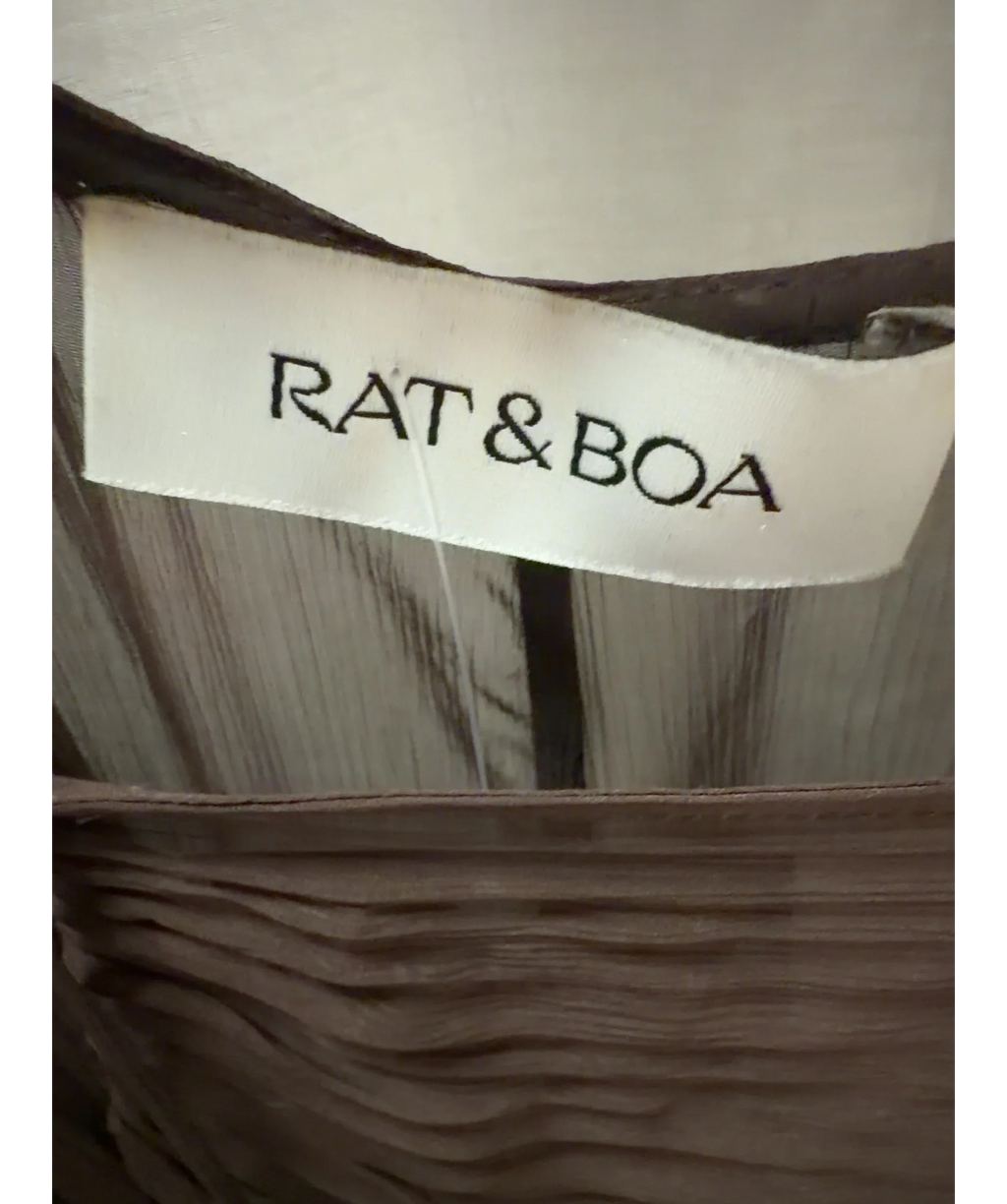 Rat & Boa Brown Liora Dress Brown — detail