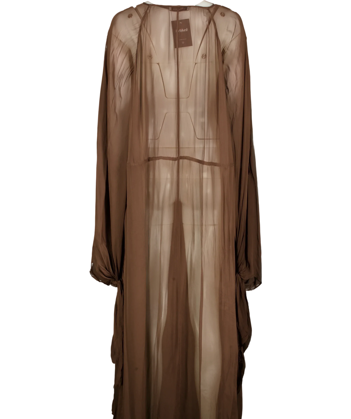 Rat & Boa Brown Liora Dress Brown — back