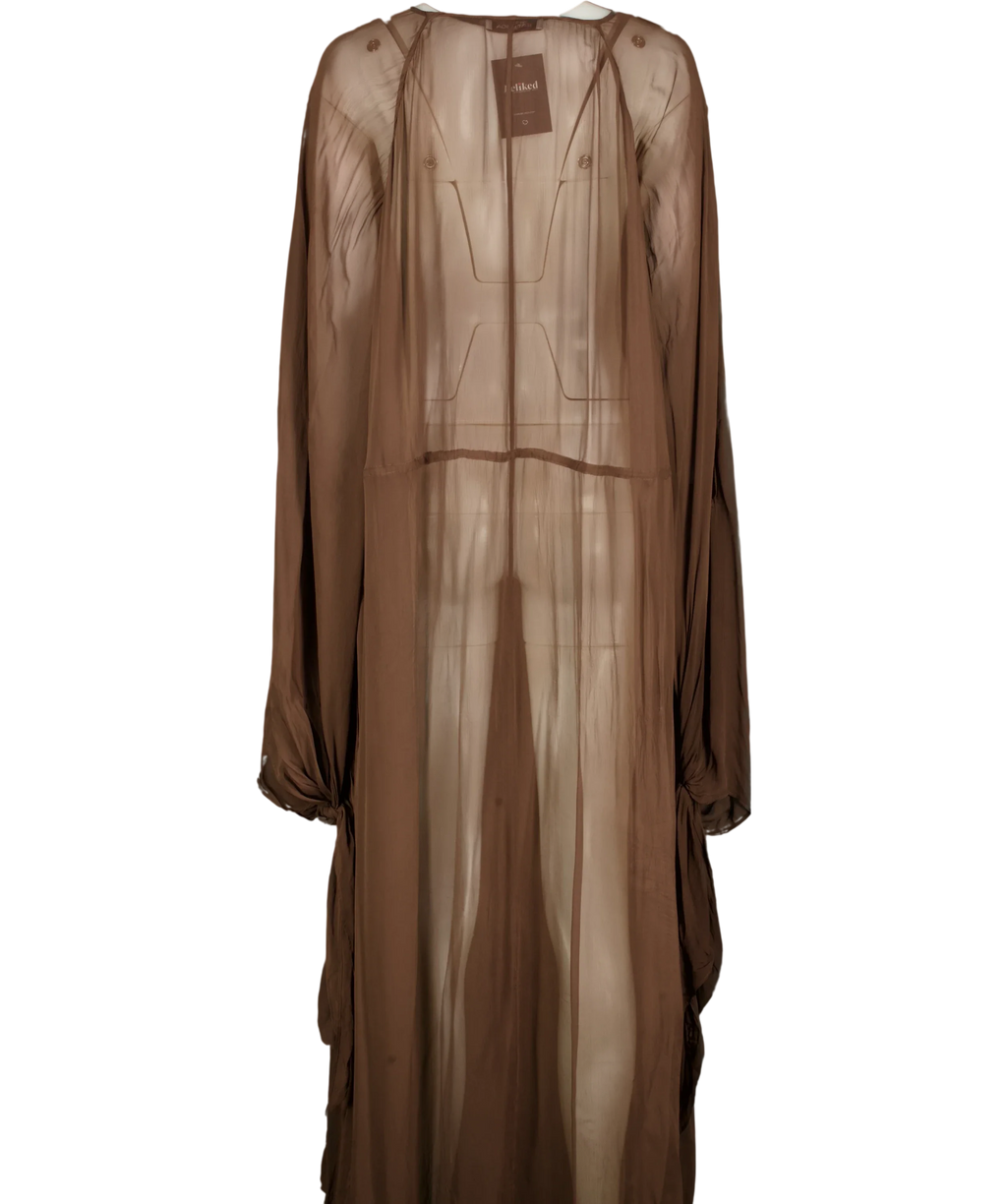 Rat & Boa Brown Liora Dress Brown — back
