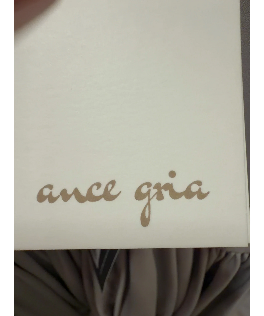 ance gria Grey Neve Grey Draped Sleeve Maxi Dress, size UK XL — detail