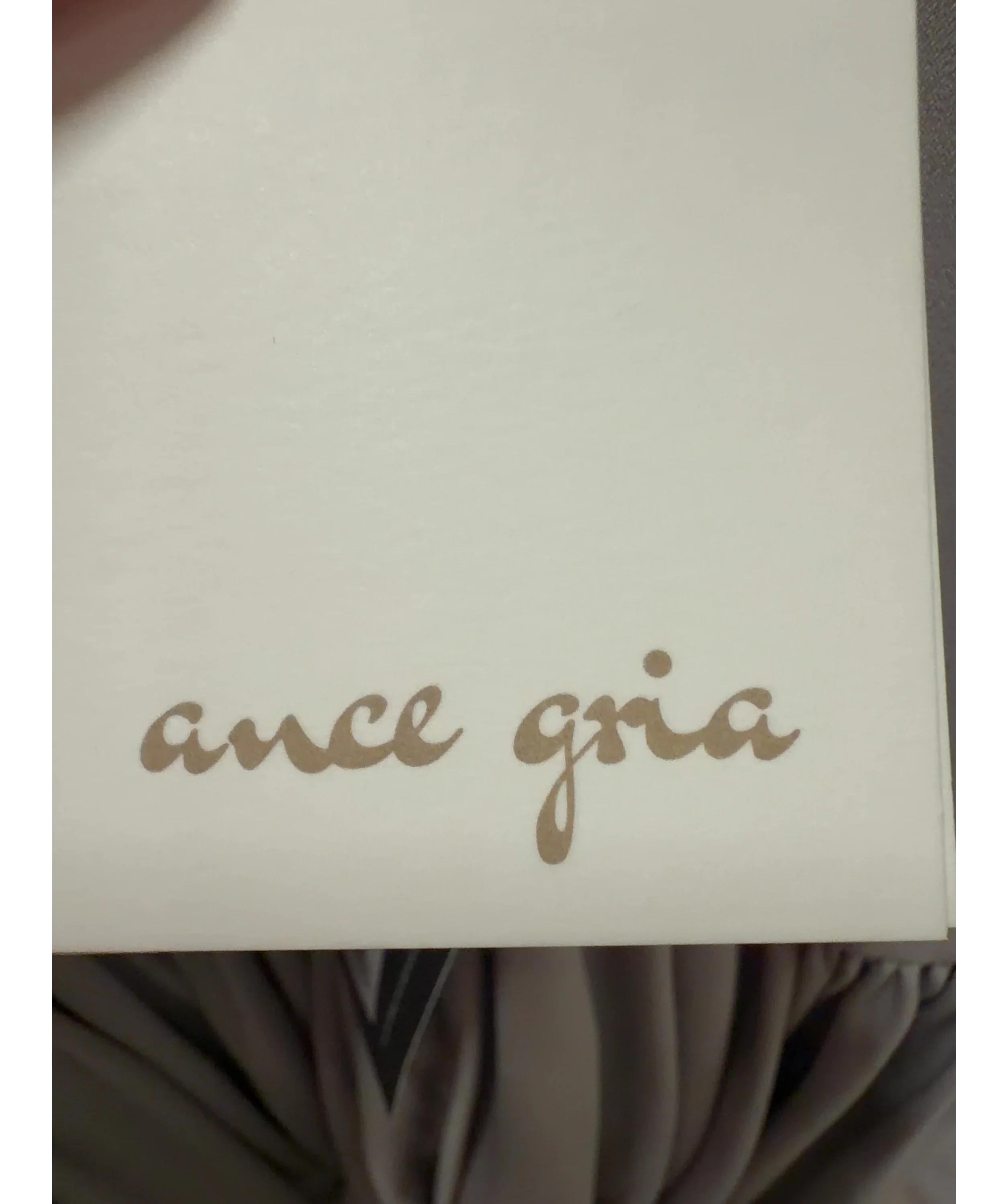 ance gria Grey Neve Grey Draped Sleeve Maxi Dress, size UK XL — detail