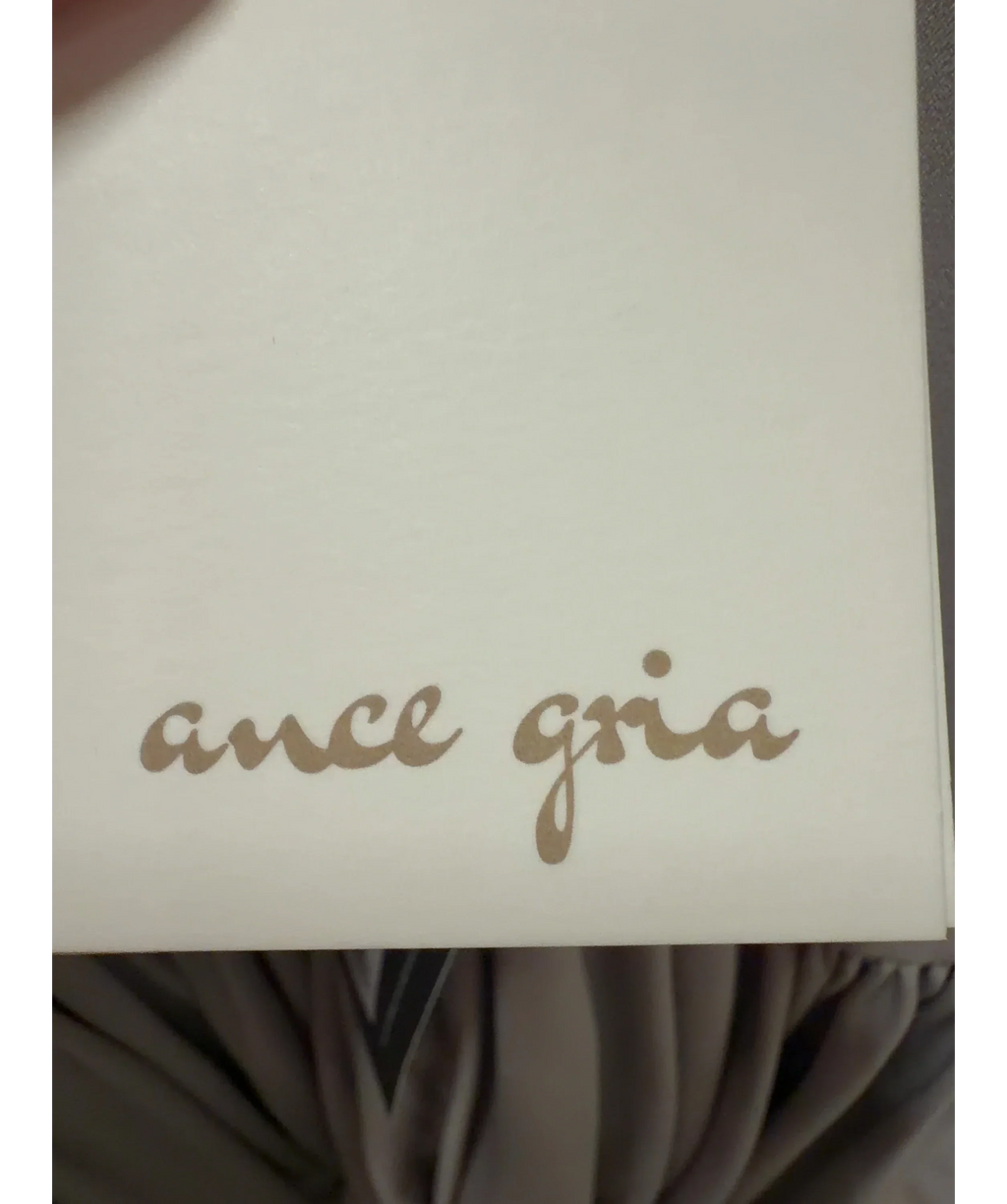 ance gria Grey Neve Grey Draped Sleeve Maxi Dress, size UK XL — detail