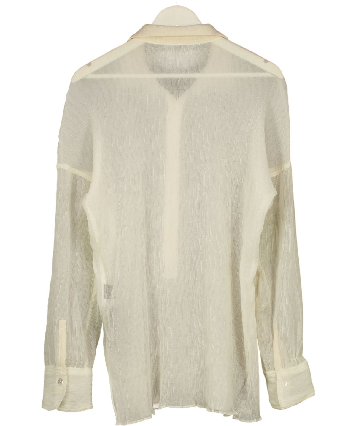 Bamba swim Cream Titan Oversized Shirt Dress Canvas White, size UK S — back