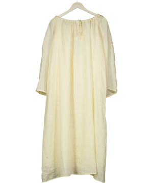 Fuchsia Shaw Cream Linen The Orchard Midi Dress UK L/XL