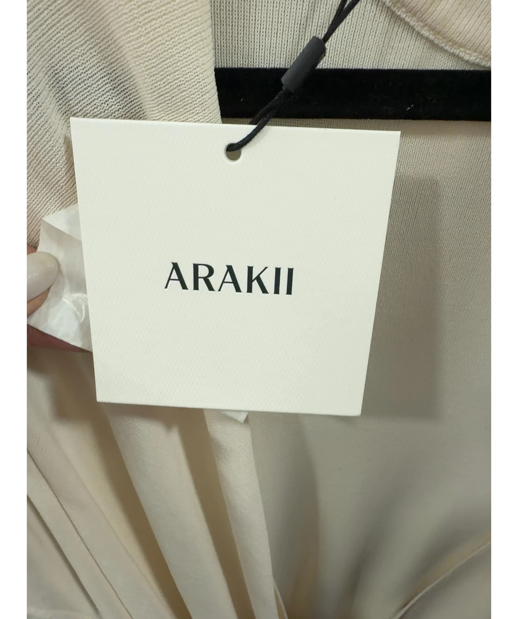 Arakii White Mist Midi Dress Off-White, size UK XL — detail
