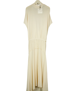 Arakii White Mist Midi Dress Off-white UK XL