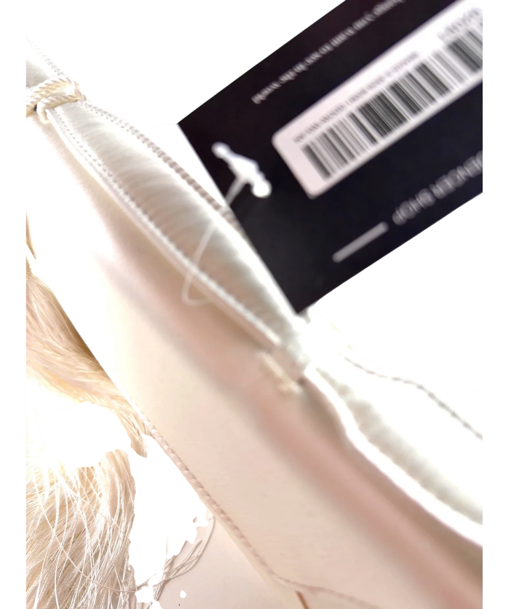 AUREUM White Cassandra Clutch Tassel — view 8