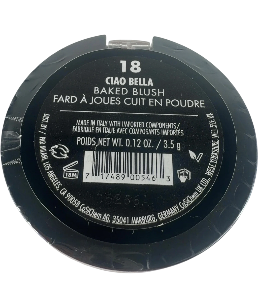 Milani 18 ciao bella QC Milani Baked Blush Powder, size 3.5g — back