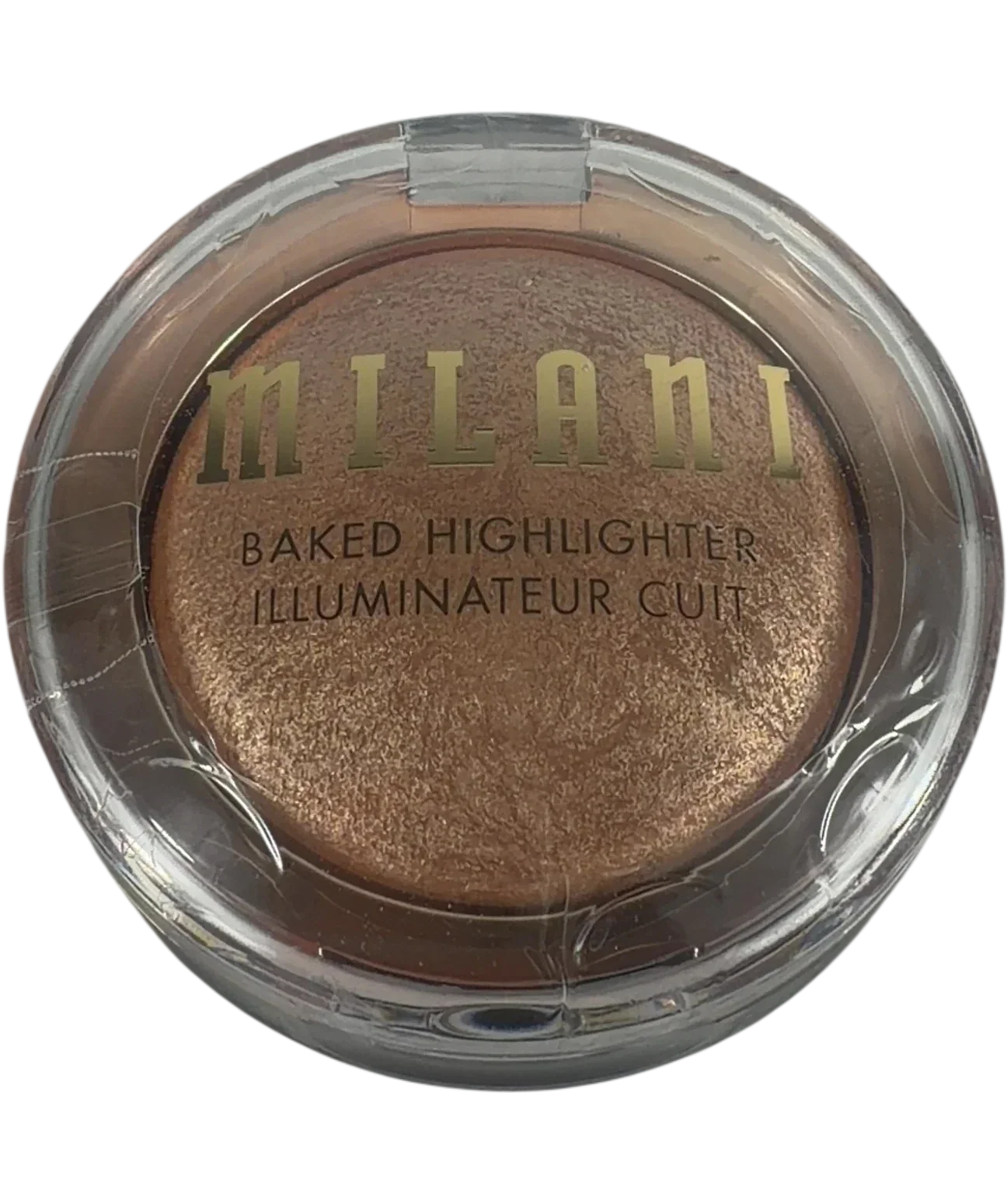 Milani 02 champagne d oro QC Milani Baked Highlighter Bronze Powder, size 3.5g — front