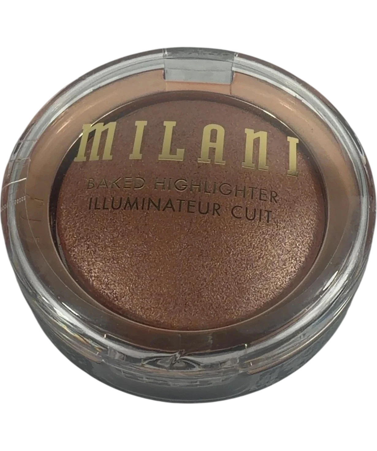 Milani 3 rosa italiana QC Milani Baked Highlighter Bronze Powder, size 3.5g — front