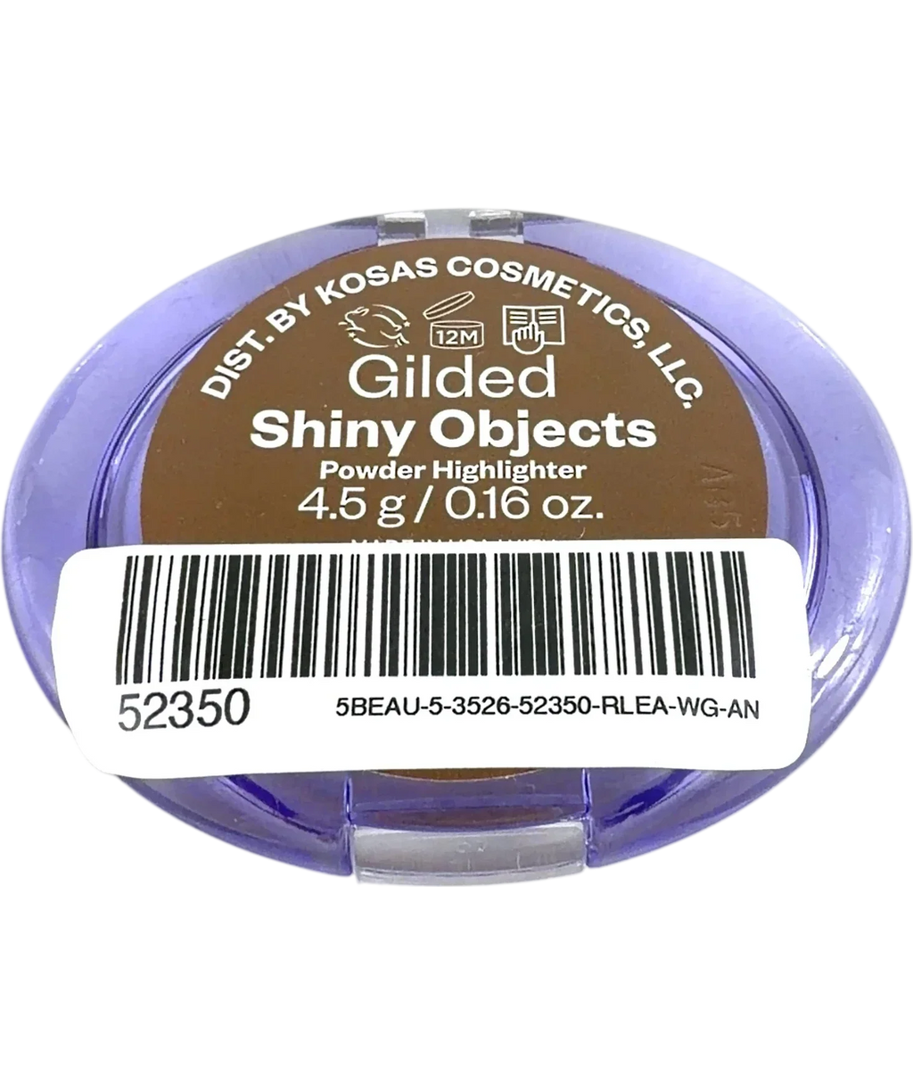Kosas Gilded Shiny Objects Wet Glisten Powder Highlighter, size 4.5g — back