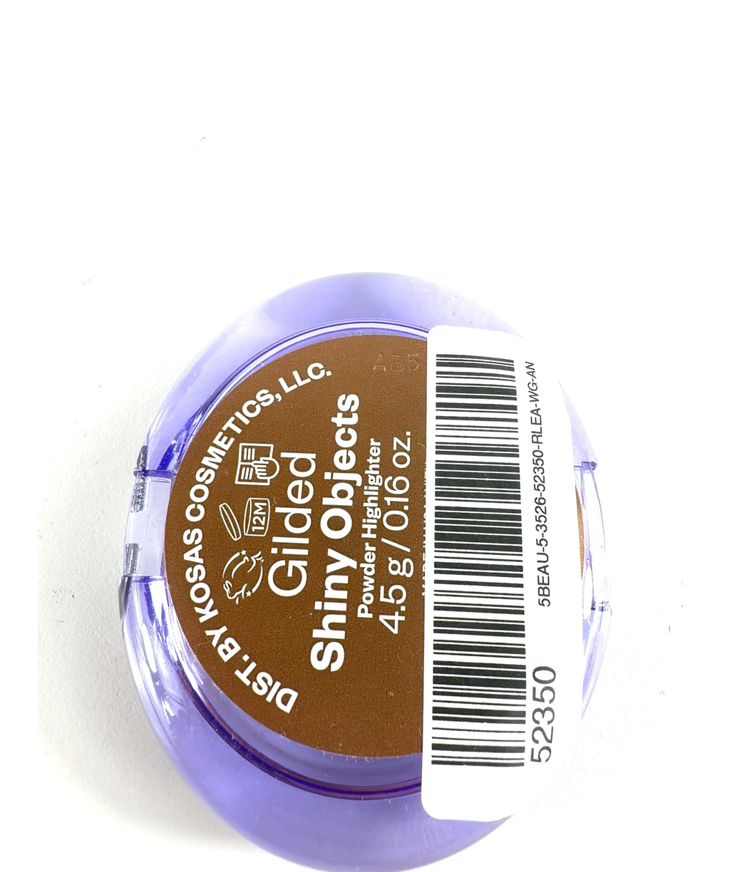 Kosas Shiny Objects Wet Glisten Powder Highlighter Gilded 4.5g — Batch number or expiry date