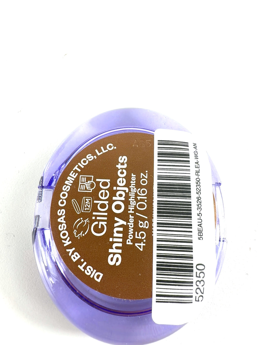 Kosas Gilded Shiny Objects Wet Glisten Powder Highlighter, size 4.5g — detail