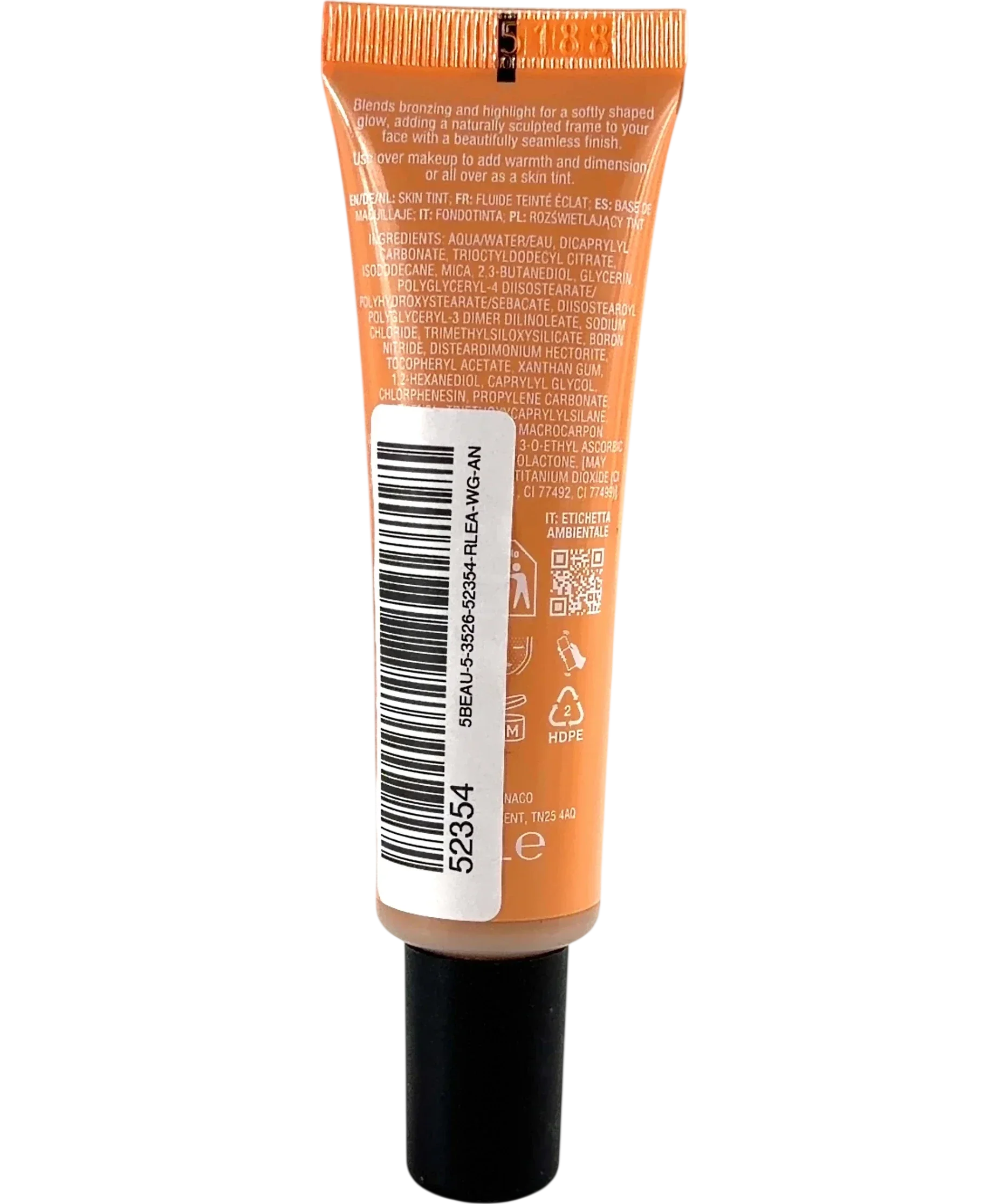 Max Factor 30 hazel Glow Framer Bronzing and Illuminating Tint, size 30ml — back