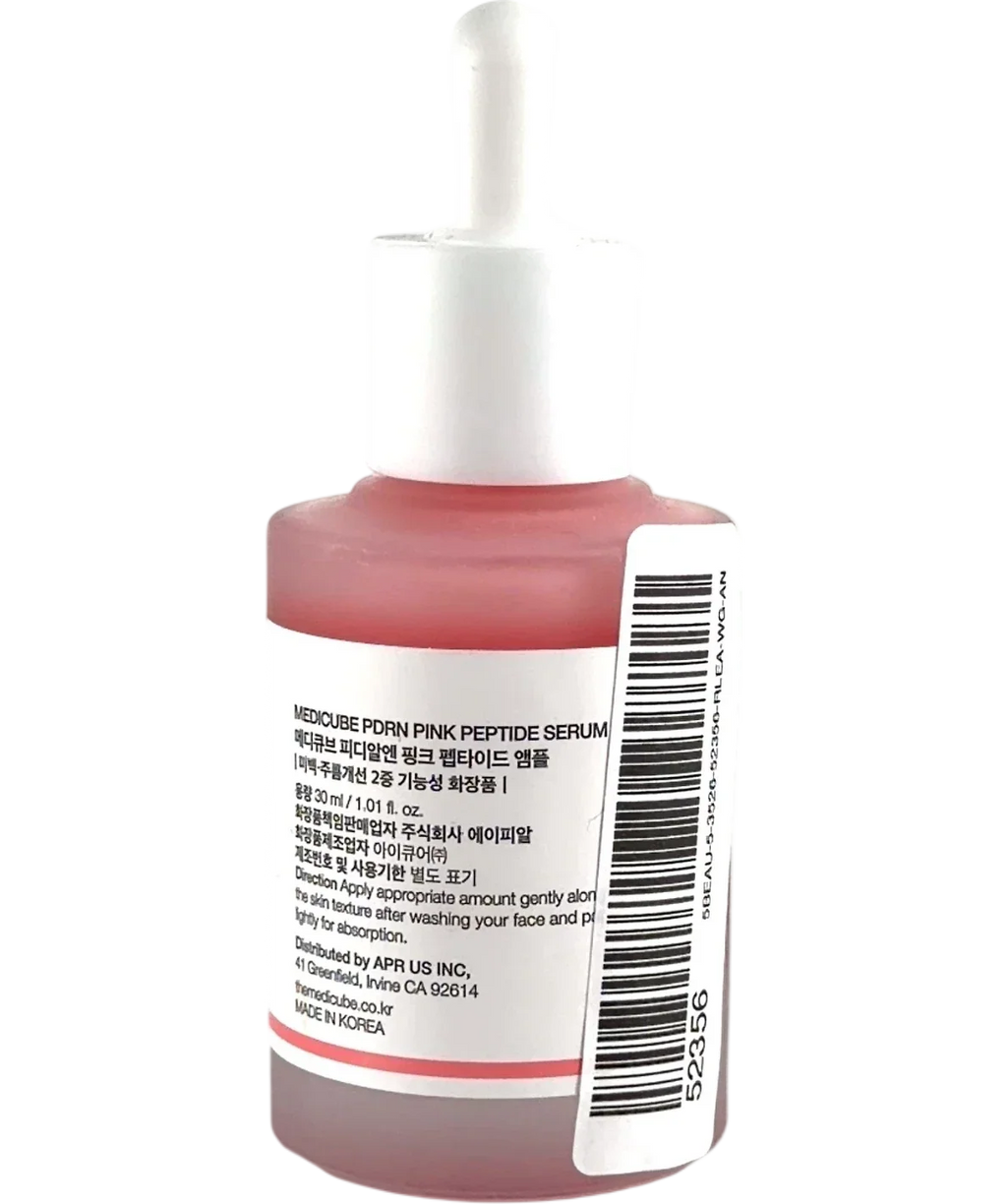 Medicube PDRN Pink Peptide Serum 30ml, size 30ml — back