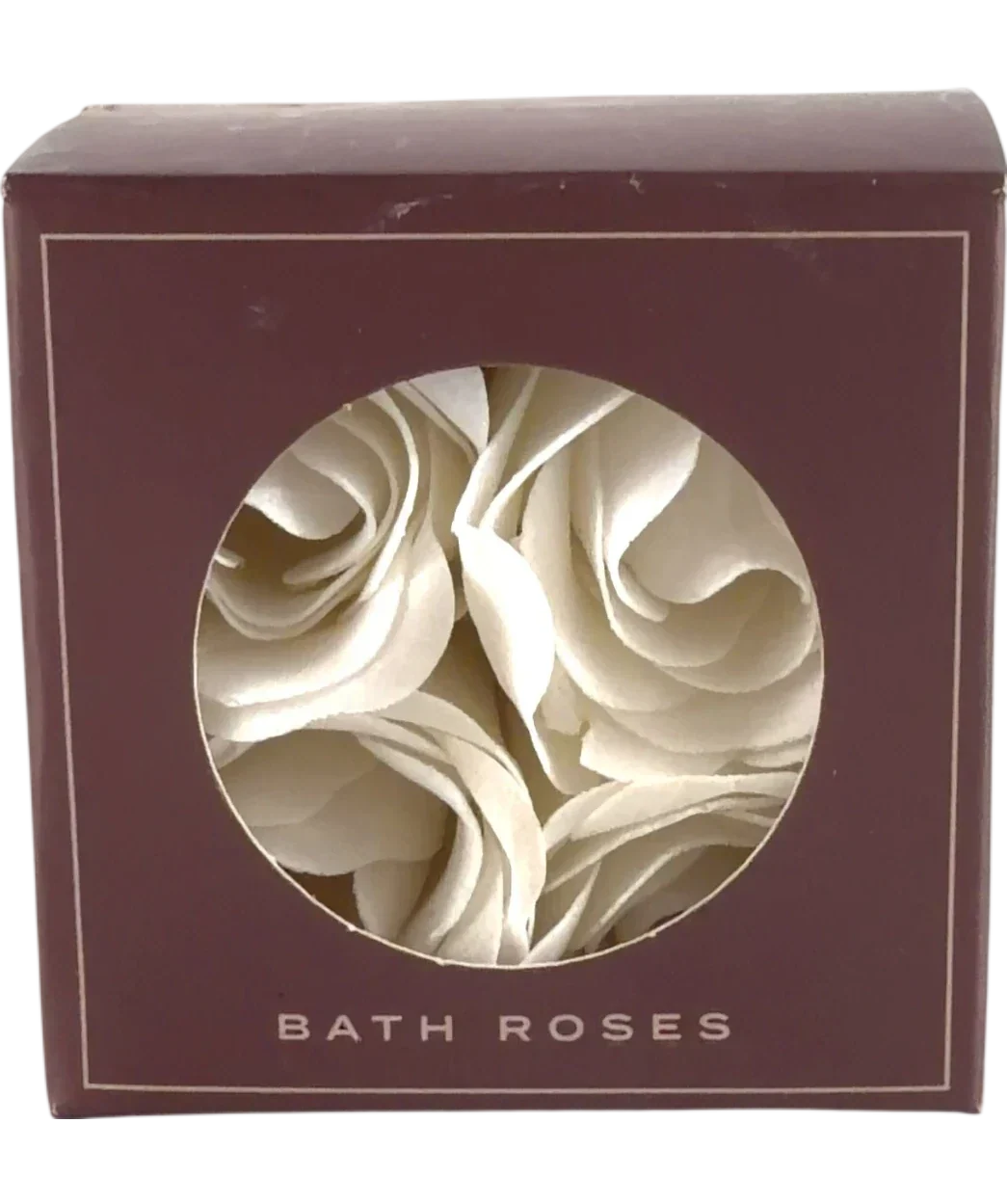 Unbranded White Scented Soap Bath Roses In Gift Box, size X4 — front