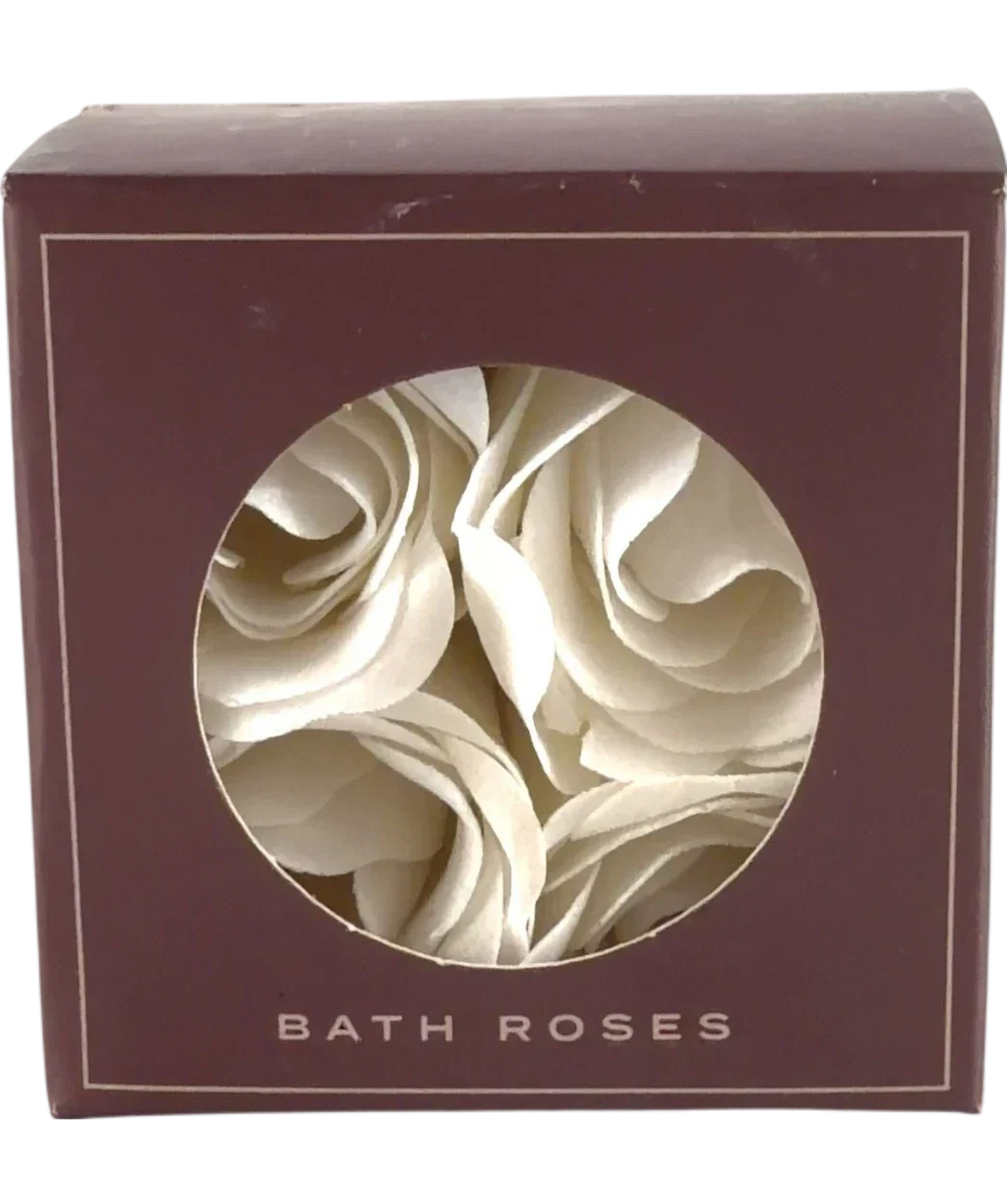 Unbranded White Scented Soap Bath Roses In Gift Box, size X4 — front