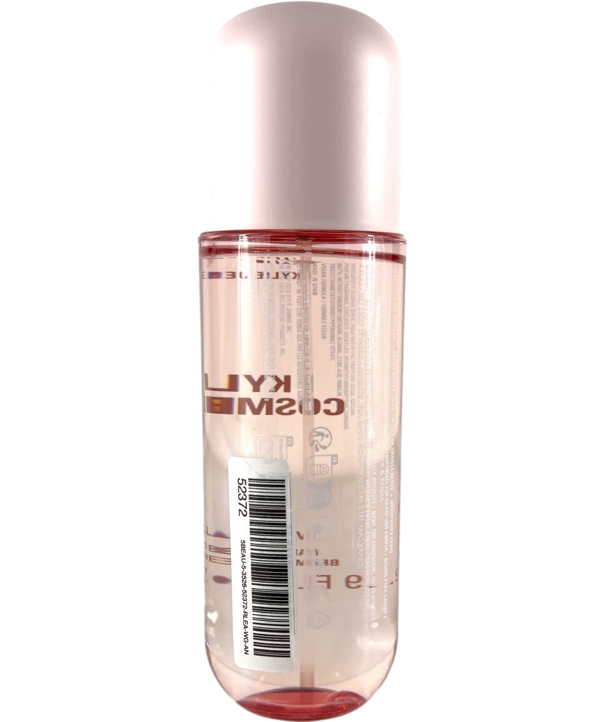 Kylie By Kylie Jenner Vanilla dew Kylie Cosmetics Vanilla Dew Hair and Body Mist 236ml, size 236ml — back