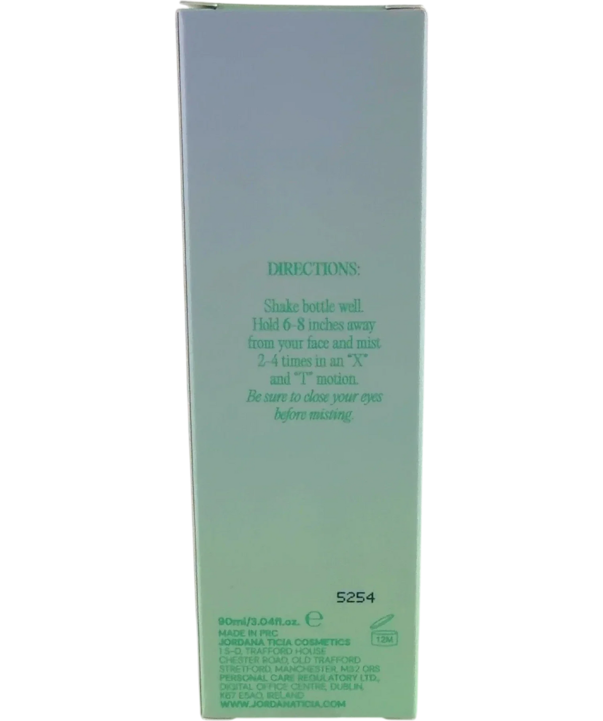 jordana ticia Hold It Still Setting Spray, size 90ml — back