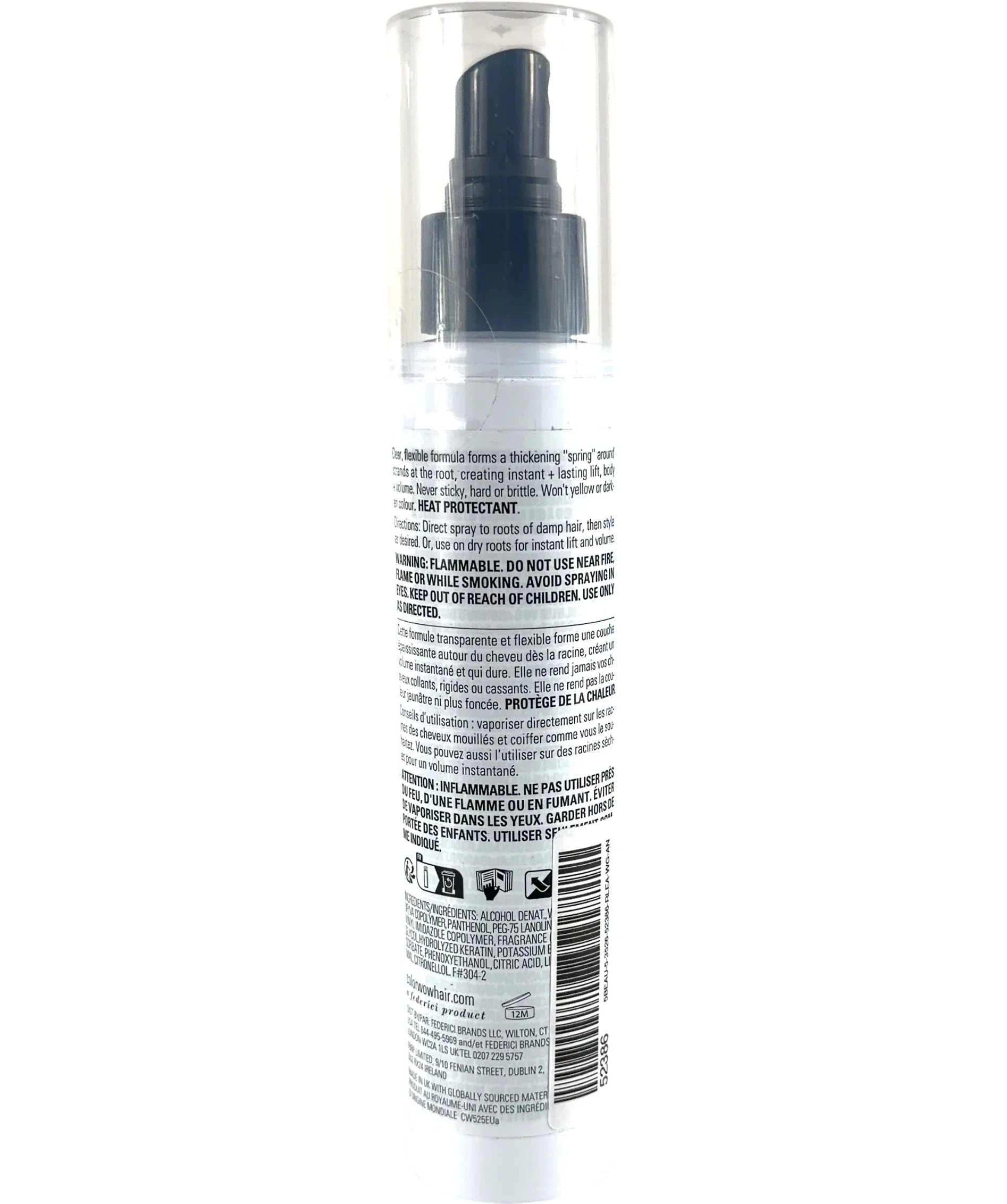 Color Wow Raise the Root Thicken + Lift Spray, size 150ml — back