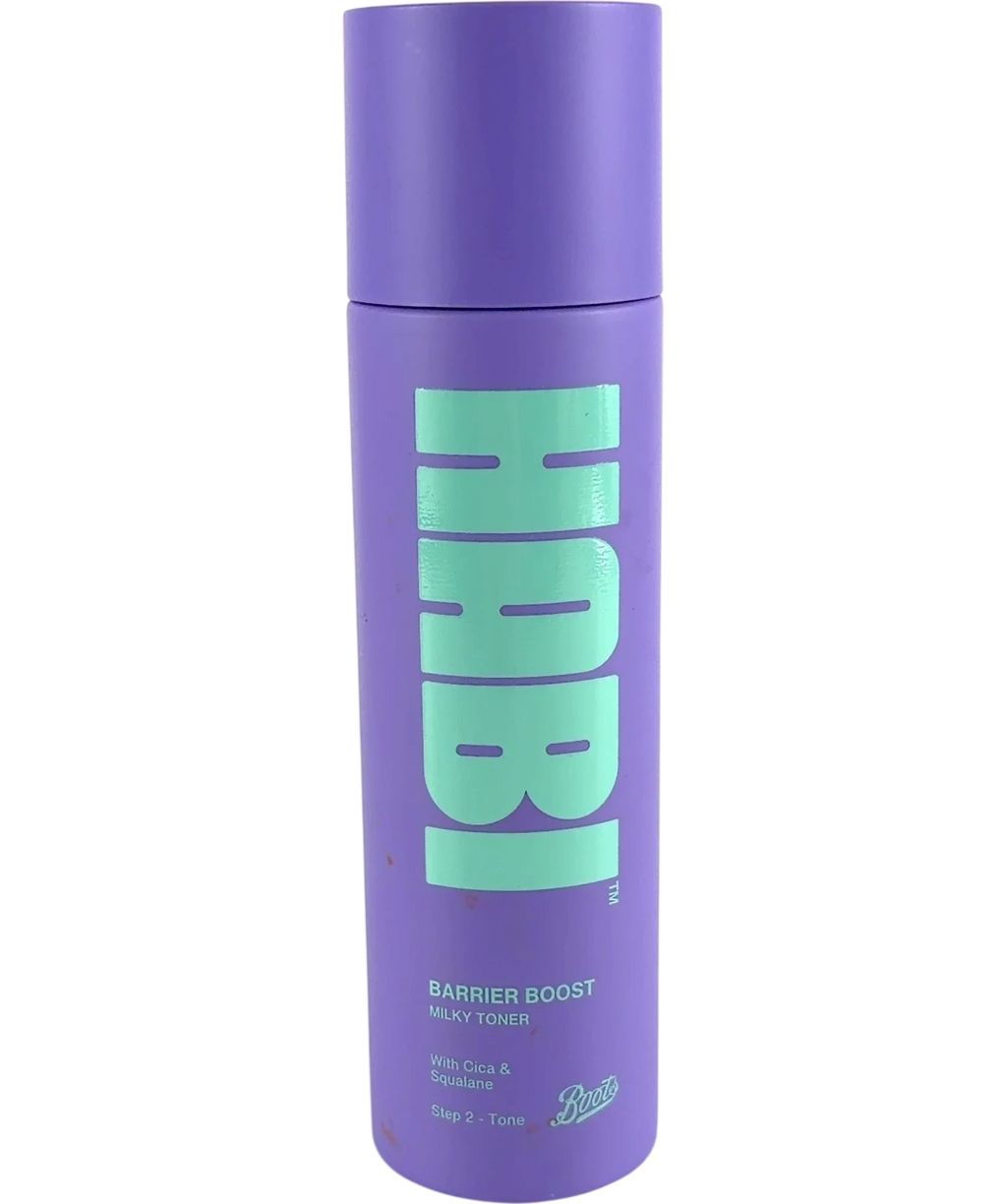 BOOTS Habi Barrier Boost Milky Facial Toner, size 130ml — front