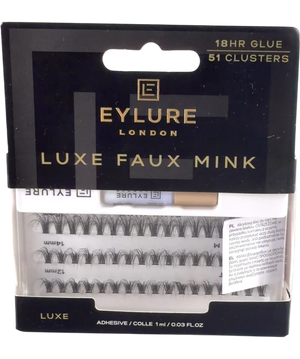 Eylure Luxe Faux Mink Individual Lashes 51 Clusters one size