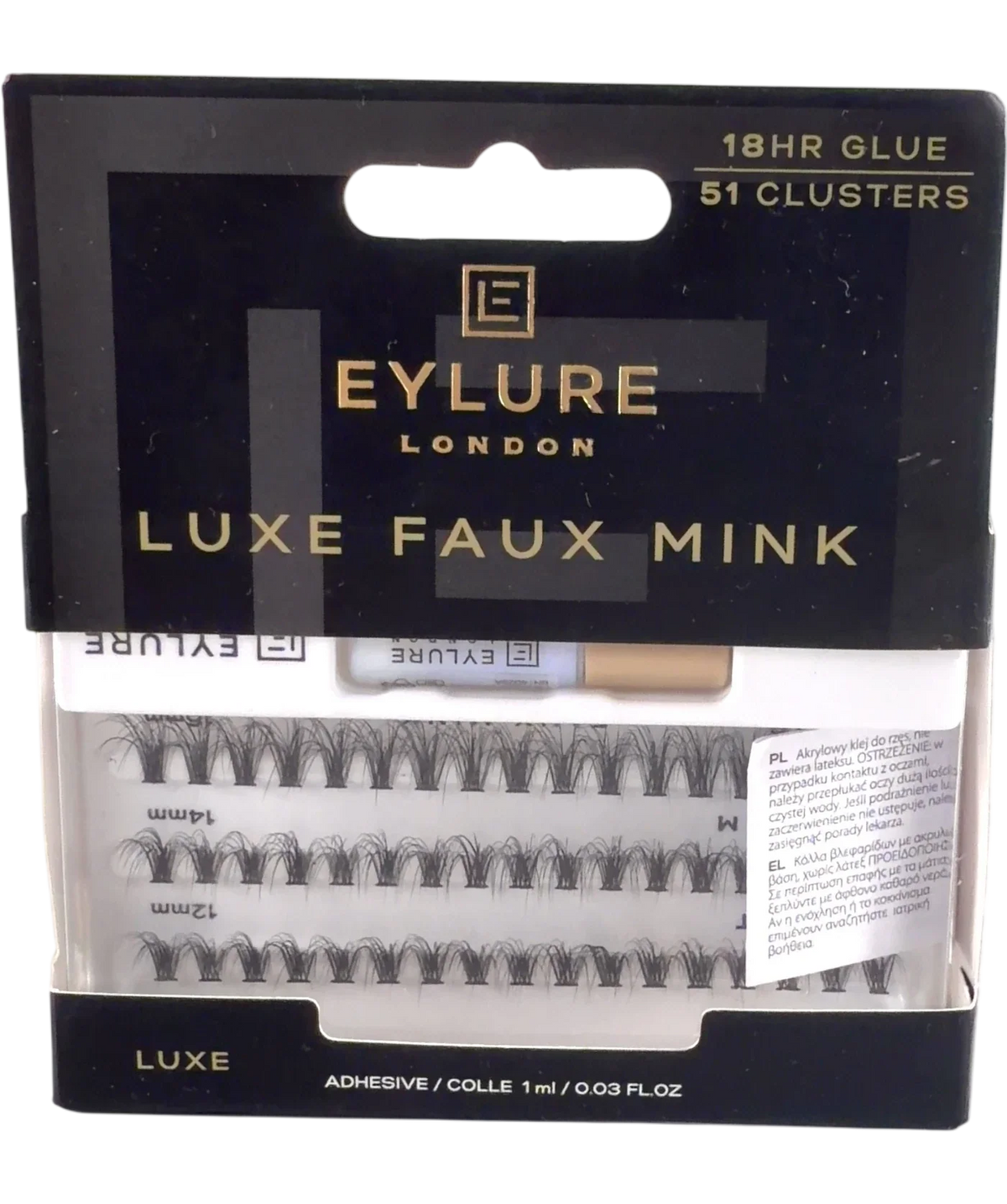 Eylure Eylure Luxe Faux Mink Individual Lashes 51 Clusters — front