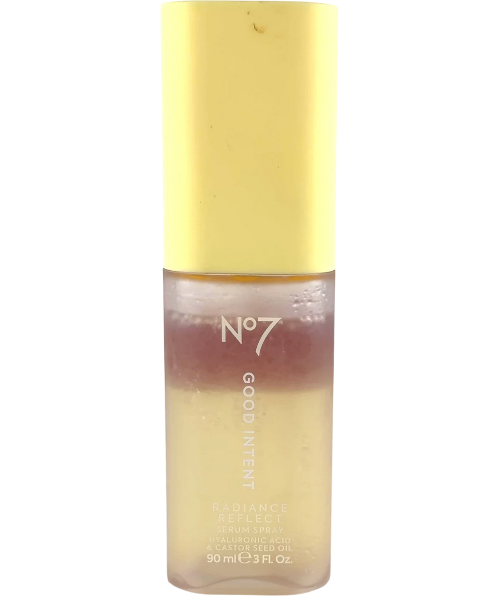 No7 Intent Radiance Reflect Serum Spray, size 90ml — front