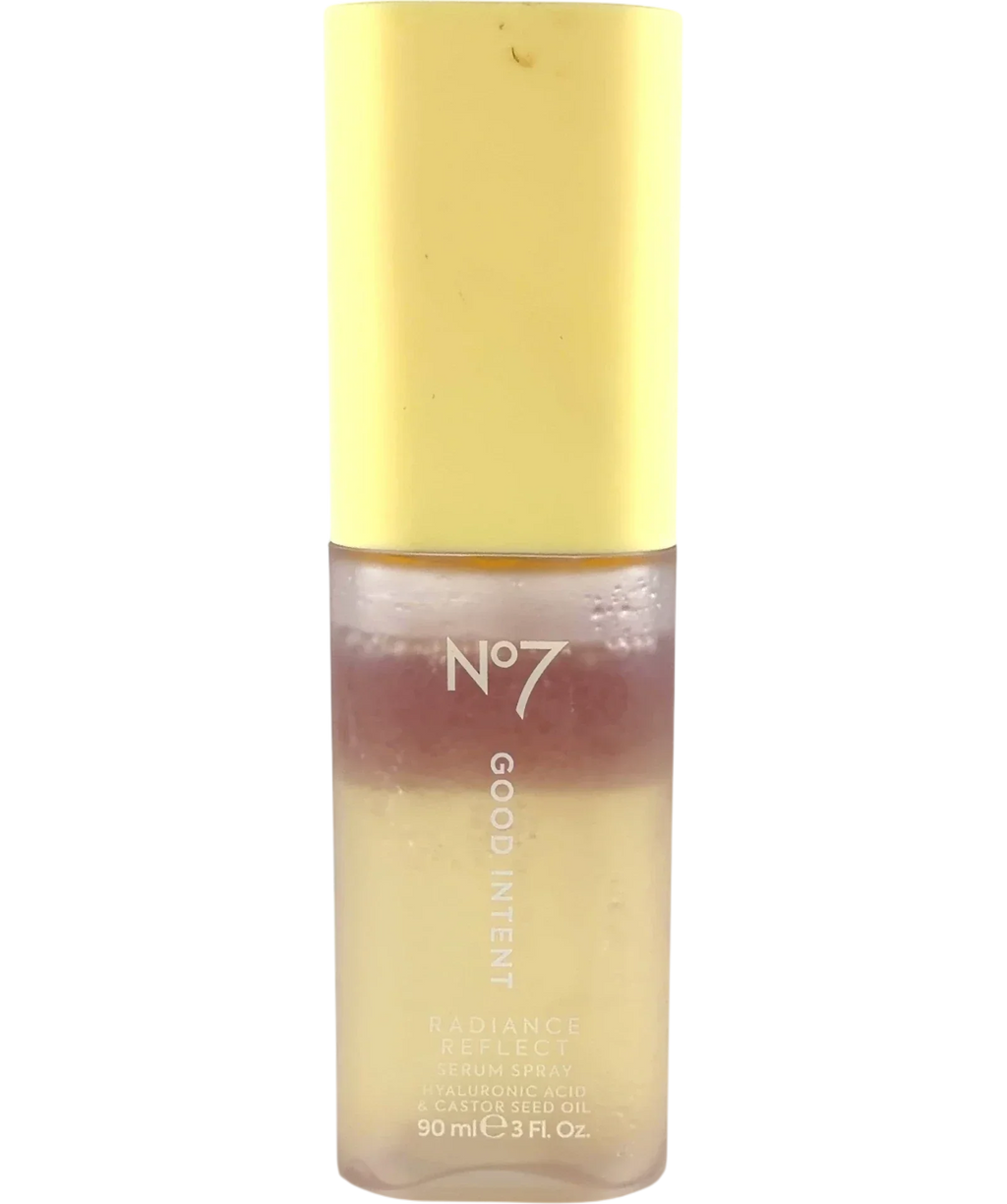 No7 Intent Radiance Reflect Serum Spray, size 90ml — front