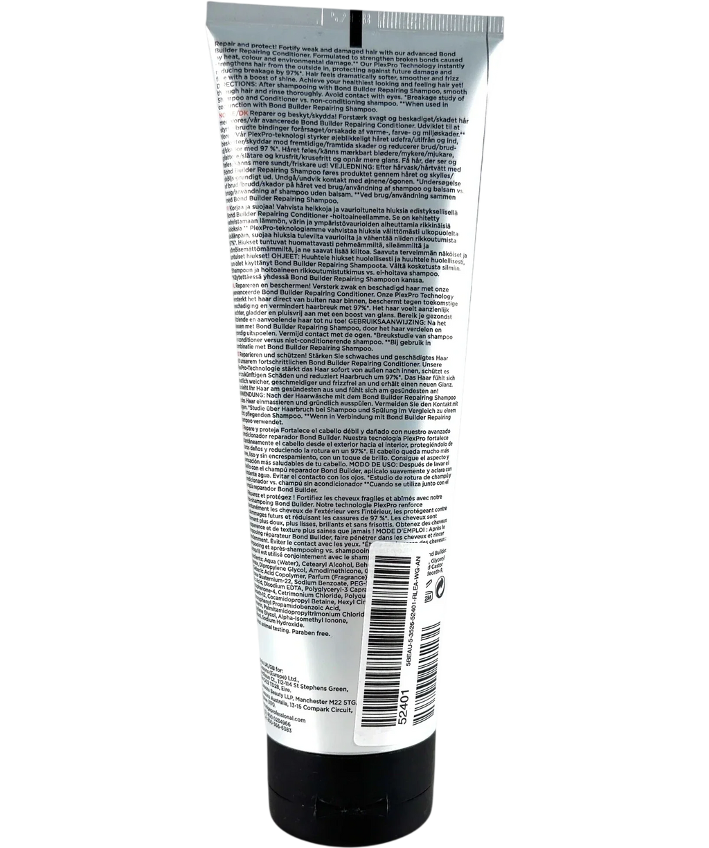 fudge Professional Bond Builder Repairing Conditioner, size 250ml — back