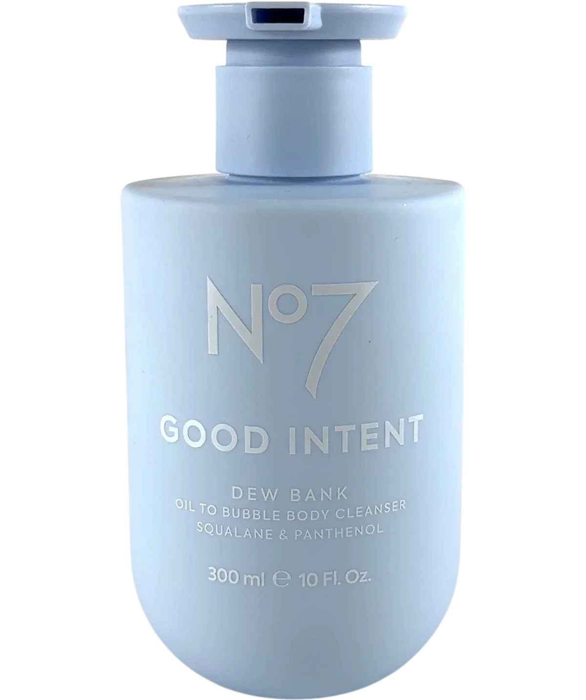 No7 Good Intent Dew Bank Oil to Bubble Body Cleanser, size 300ml — front