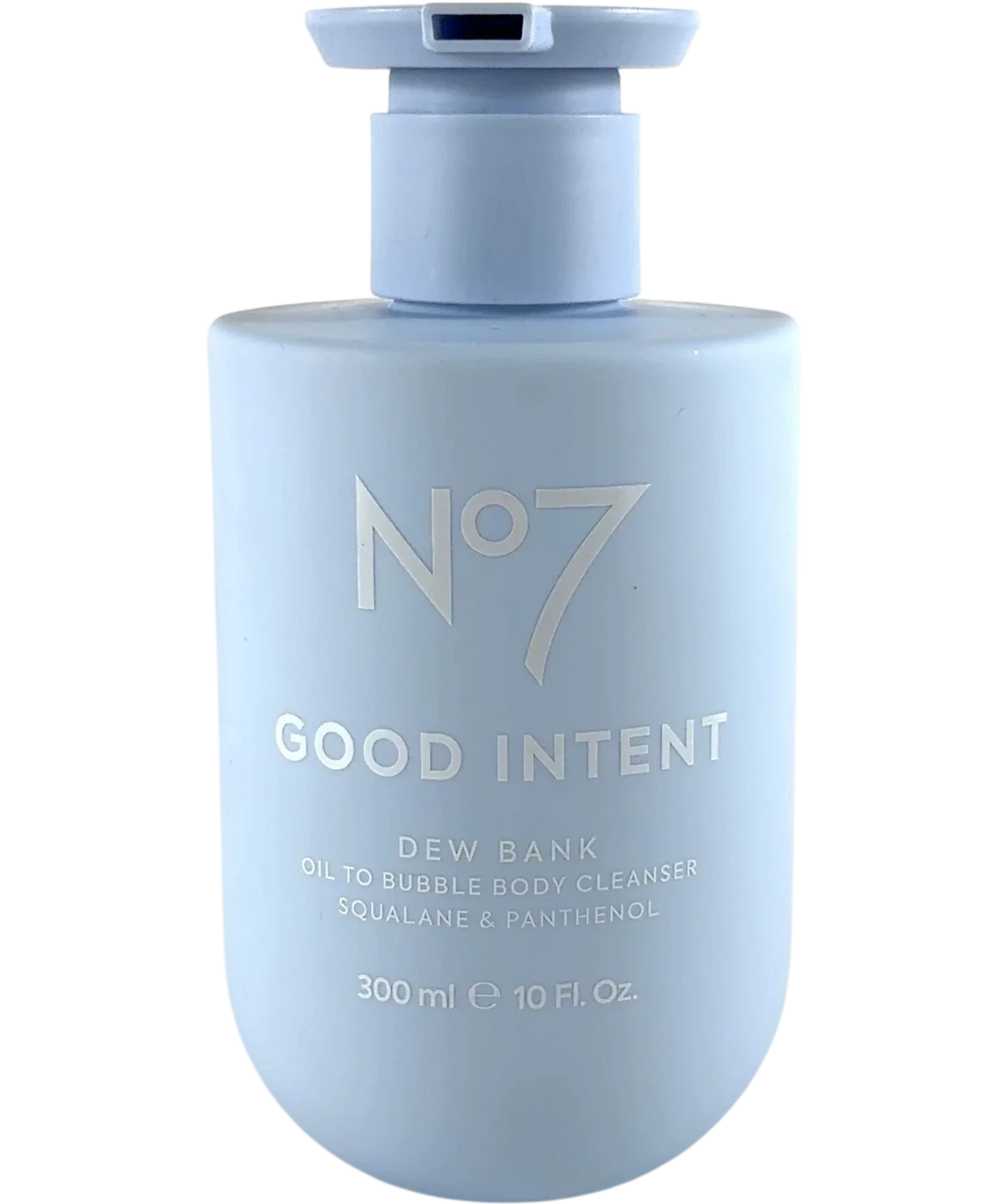No7 Good Intent Dew Bank Oil to Bubble Body Cleanser, size 300ml — front