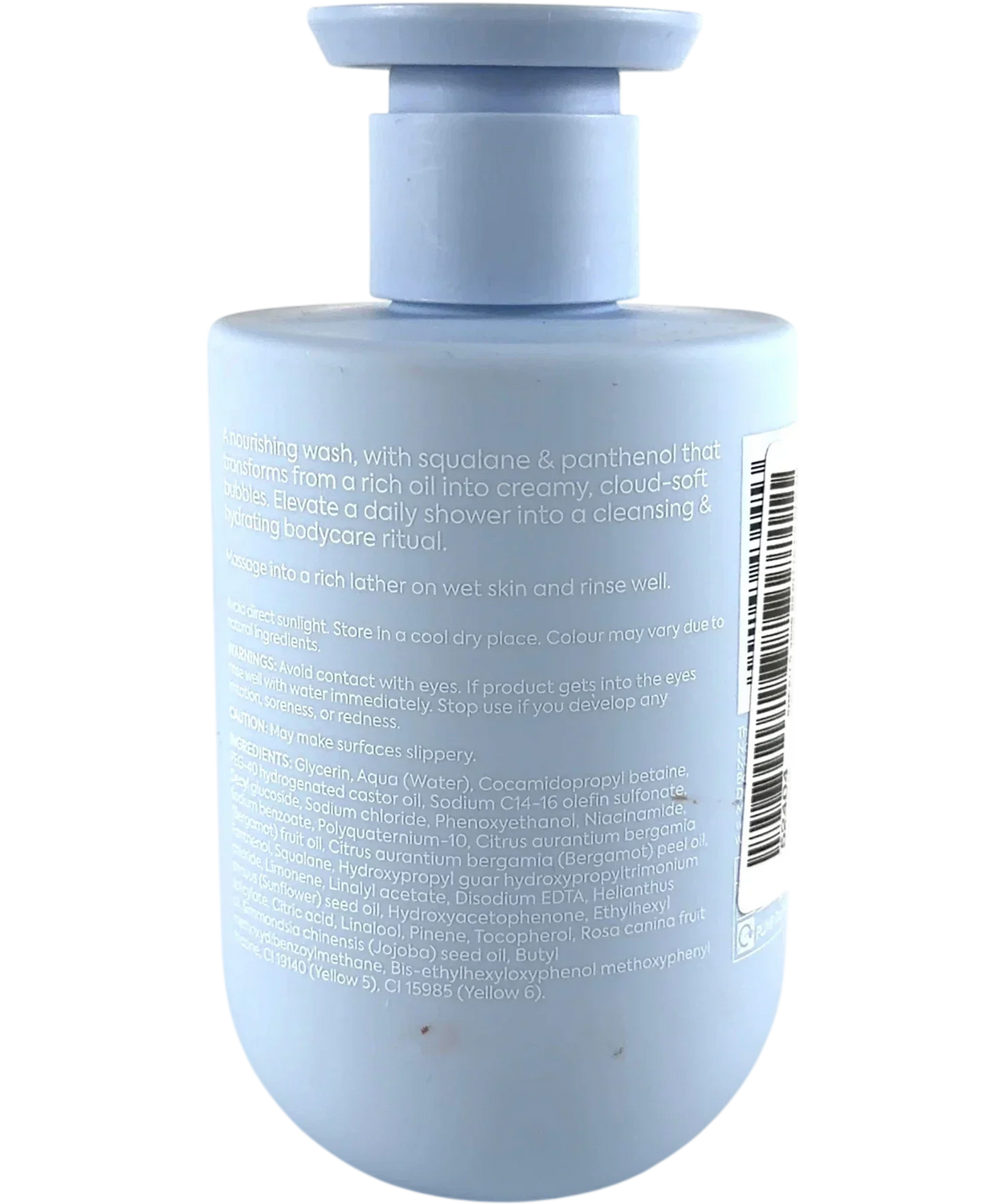 No7 Good Intent Dew Bank Oil to Bubble Body Cleanser, size 300ml — back