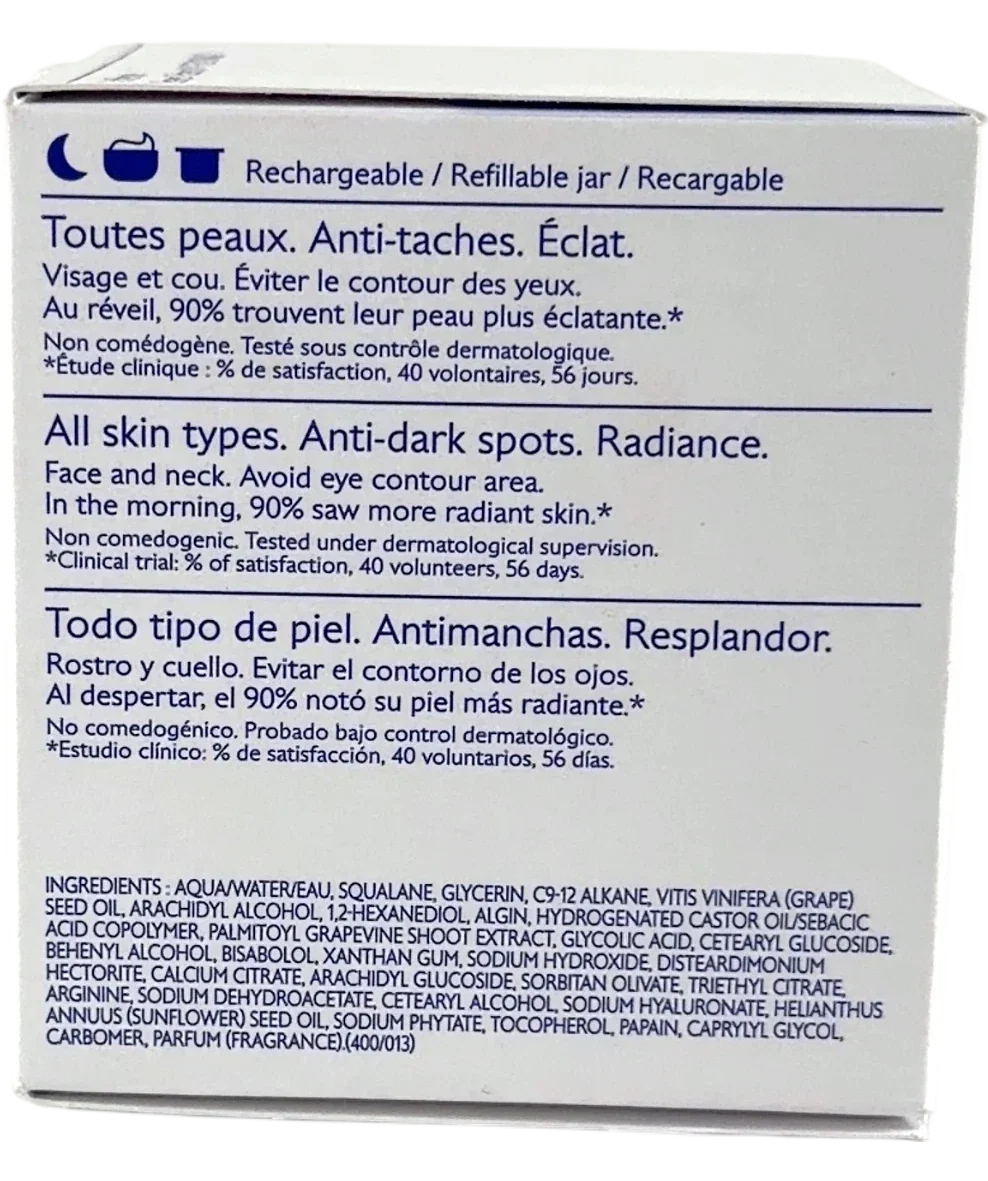 Caudalie Vinoperfect Dark Spot Correcting Glycolic Night Cream, size 50ml — back