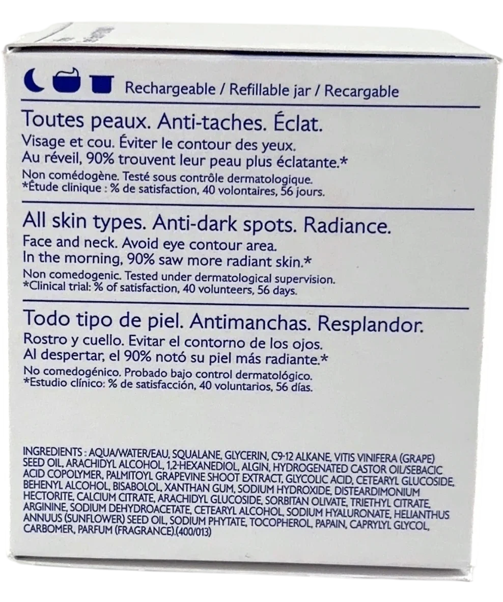 Caudalie Vinoperfect Dark Spot Correcting Glycolic Night Cream, size 50ml — back