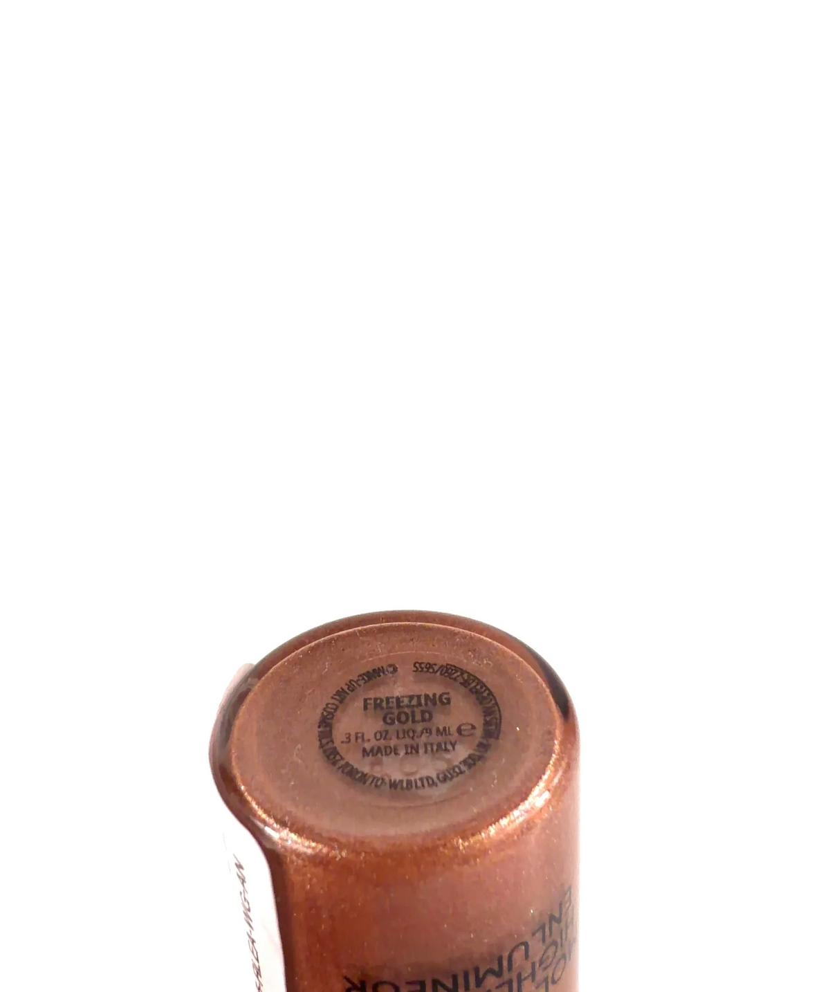 MAC Molten Metal Highlighter Freezing Gold 9ml — Batch number or expiry date