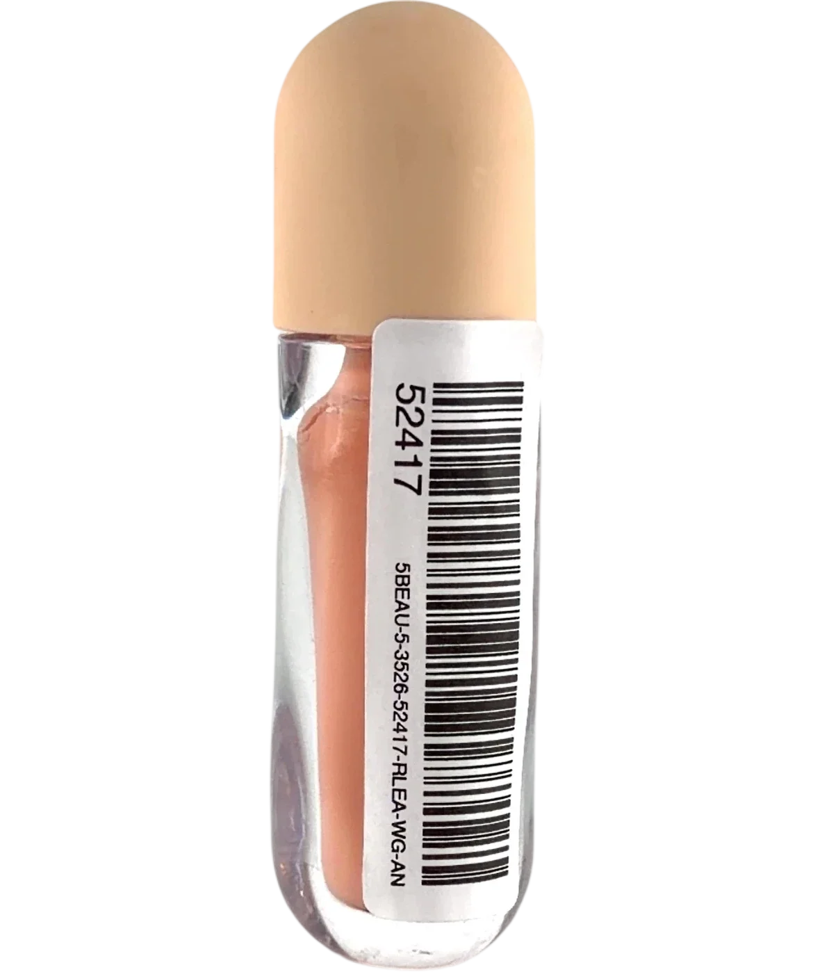 HNB Cosmetics NUDE Soft Silk Ultra Shine Lipgloss, size 4ml — back