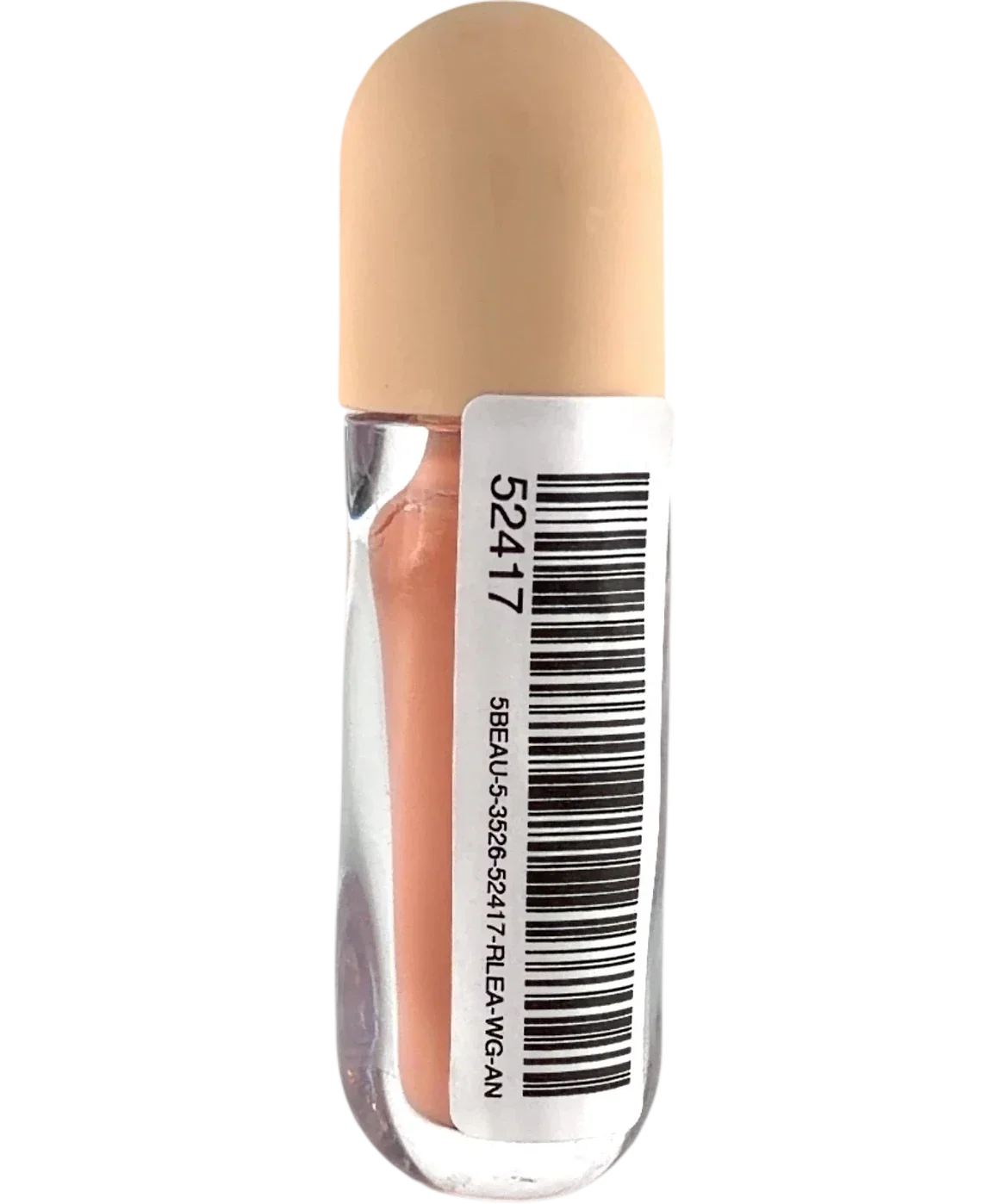 HNB Cosmetics NUDE Soft Silk Ultra Shine Lipgloss, size 4ml — back