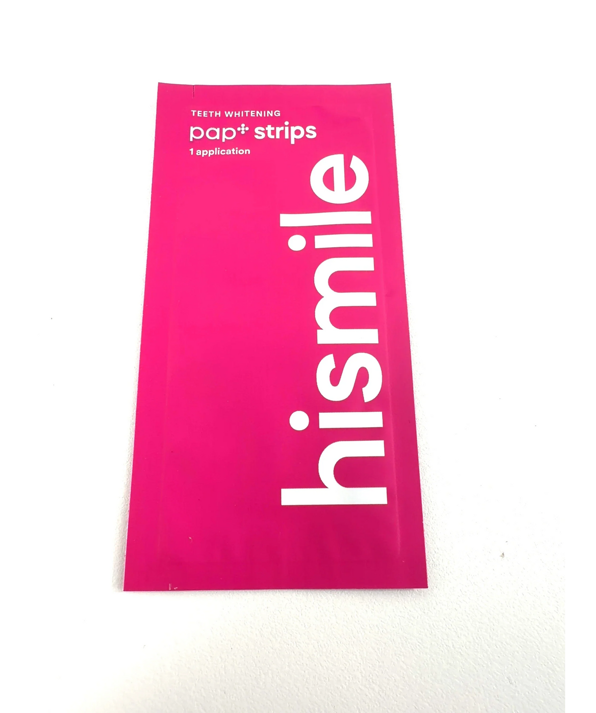 Hismile Pap+ Teeth Whitening Strips Single Sachet 1 Application X1 — Batch number or expiry date