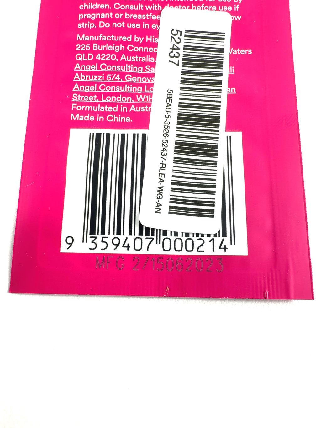 Hismile PAP+ Teeth Whitening Strips Single Sachet 1 Application, size X1 — detail