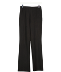 Stradivarius Black Black Elasticated Waist Wide Leg Trousers, size UK S — front