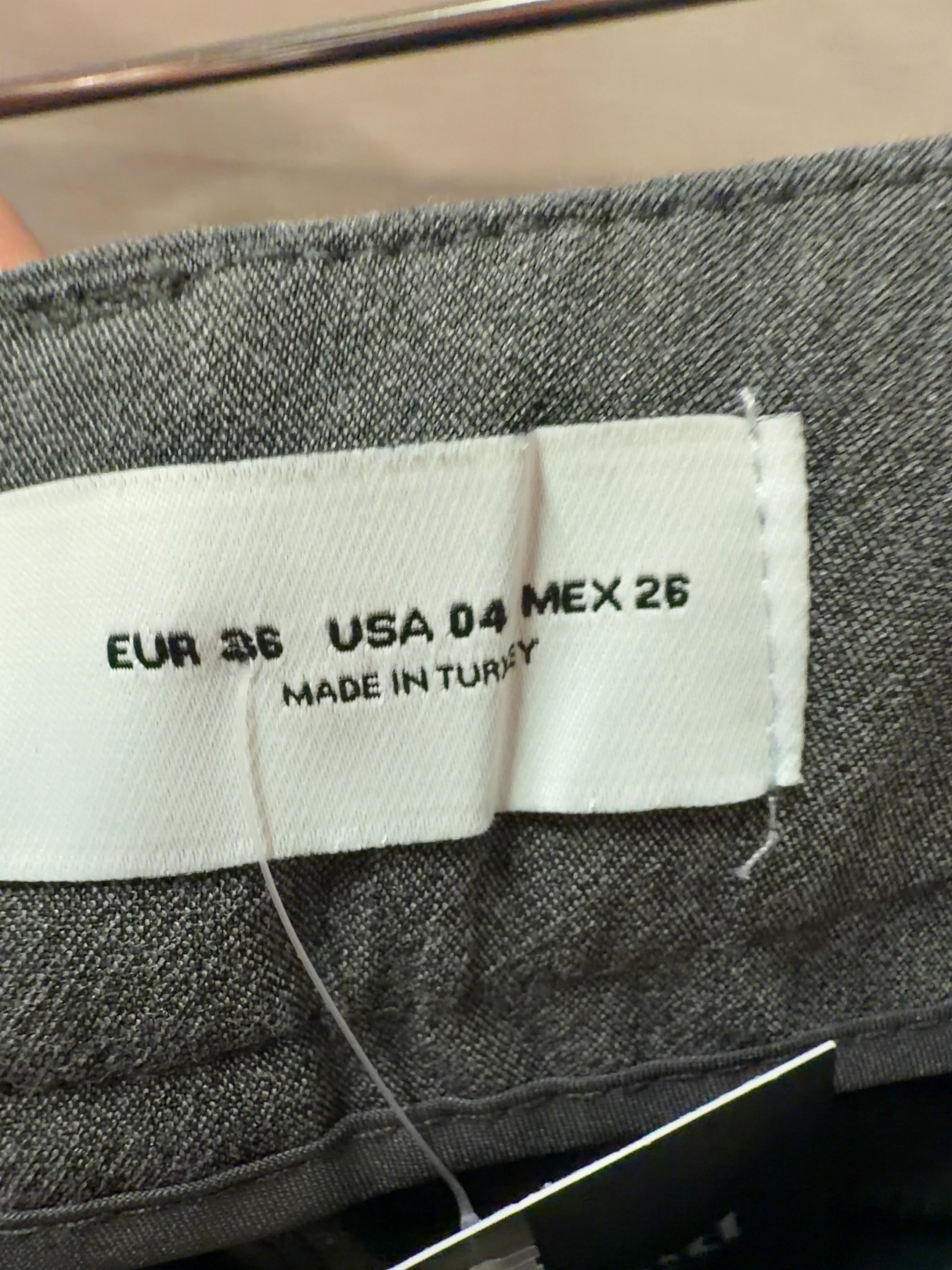 Bershka Grey Colour, size UK 8 — care label